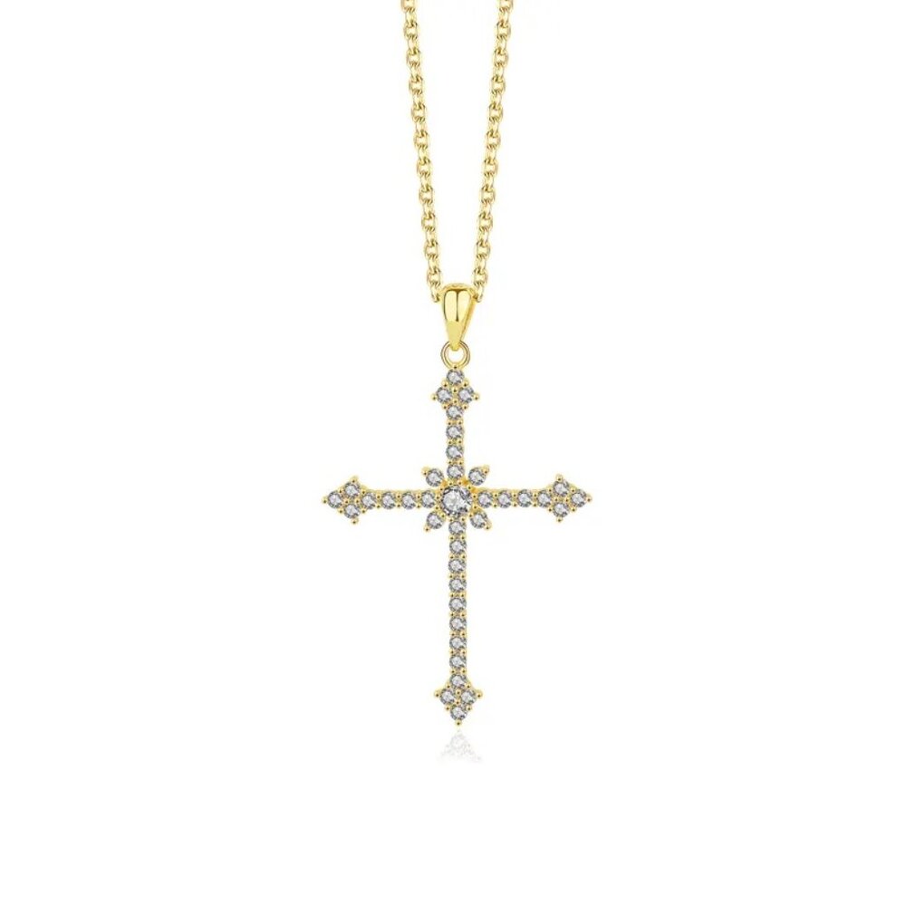 925 Sterling Silver Cross - Picture 2 of 7